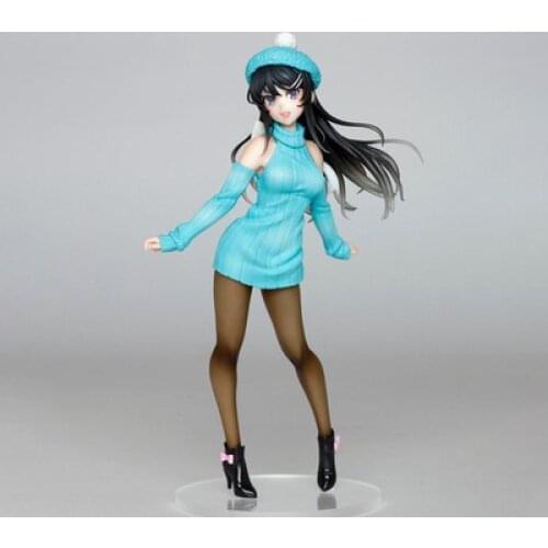 Anime And Manga Adolescent Fools Do Not Do Rabbit Girls Dream Asahi Sakurajima Pvc Handicraft Model Collectible Ornament Gift