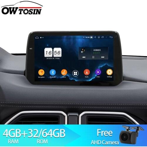 Owtosin Car Radio Multimedia Video Player Navigation GPS Android 9.0 For Mazda CX-5 CX5 2017 2018 2019 Car 4GB RAM