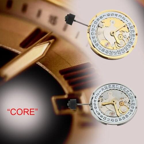 2824 Automatic Movement Perlage Polish Finish Replacement For ETA