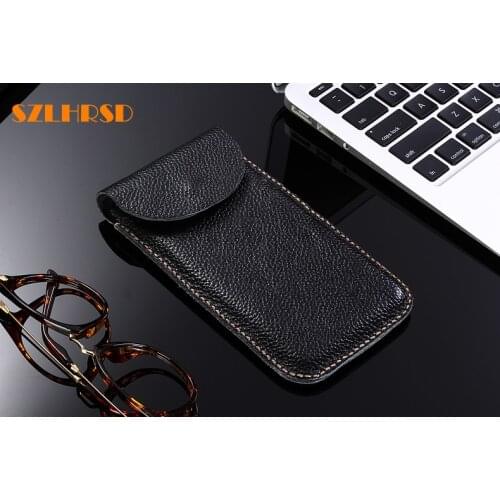 For Google Pixel 5 Genuine Leather phone bags for Google Pixel 4a Pixel 3a XL Pixel 4 Cases cover slim pouch stitch sleeve