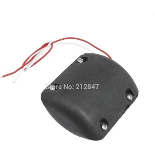 DC 12V 3100RPM Vibrating Motor Black Plastic Shell for Massage Cushion