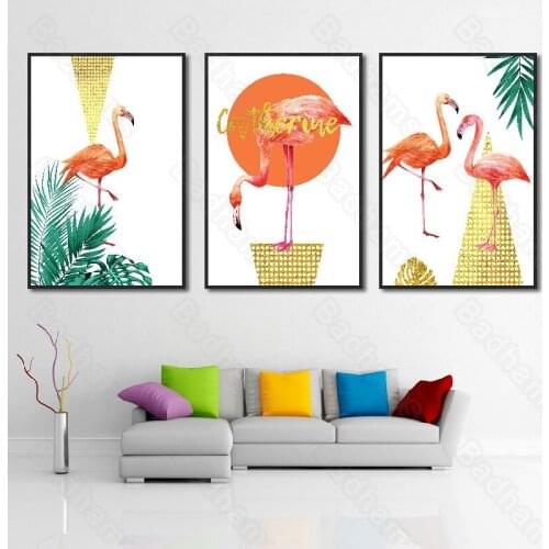 Living Room Decoration Painting Nordic Style Sofa Background Wall Painting Triptych Wall Painting Simple Hanging Painting