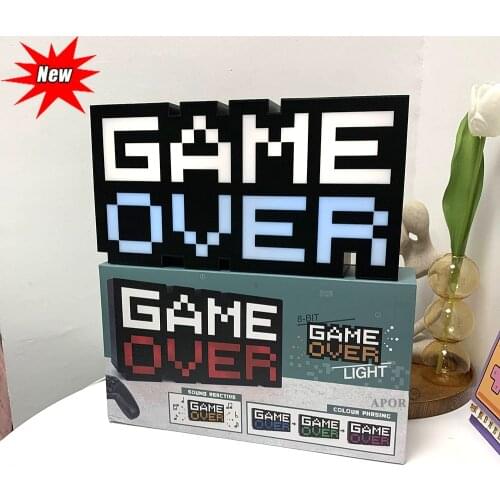 Dropshipping For PS4 Mood Flash Lamp Icon Modeling Voice Control Decorative Lamp House Colorful Lights Game Lampstand Led Light