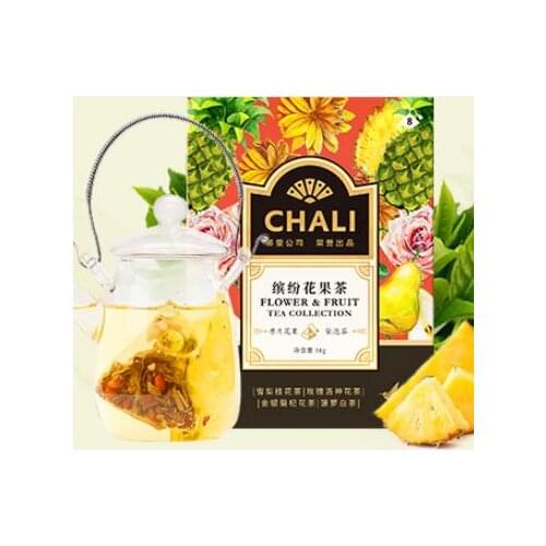 Free shipping Chali Tea Flower and Fruit Tea Tea Bag Tea Triangle Bag Tea Rose Luo Shen Flower and Fruit Tea