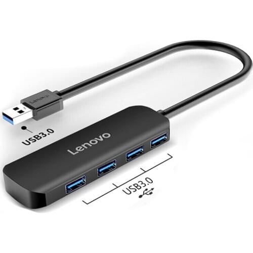 Lenovo USB 2.0 3.0 HUB Adapter 4 Port Splitter For PC Laptop Notebook PC Macbook Computer Peripherals Accessorie Expander