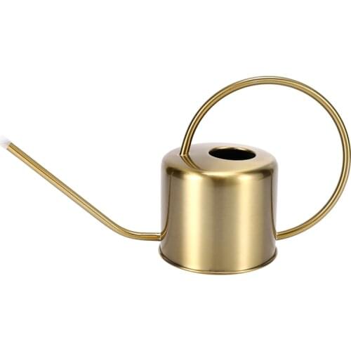 Drip watering Watering Can for flowers Golden Garden Stainless Steel 1300Ml Small Water Bottle Use For Watering Plants Flower