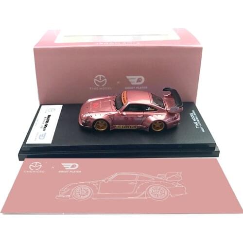 Time Micro x Ghost Player 1:64 RWB 993 2020 Rose Gold Diecast Model Car