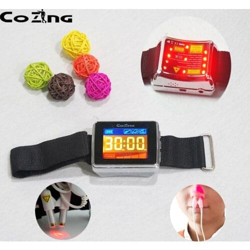 New products 2020 Laser Physiotherapy Wrist Laser Watch Diode Hypertension Treatment Diabetic