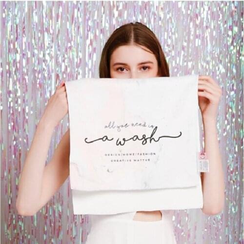 UBRUSH 70x35cm Face Towels marble towel 2 Colors Avaliable Polyester Fiber Natural Eco-friendly Stripe Face Towel