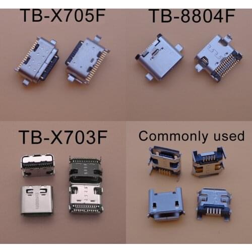 2pcs For Lenovo Tablet TB-X605F X605L X606X TB-X703F TB-8804F TB-X705L/F/N Type-c Usb Jack Socket Charging Port Connector Dock