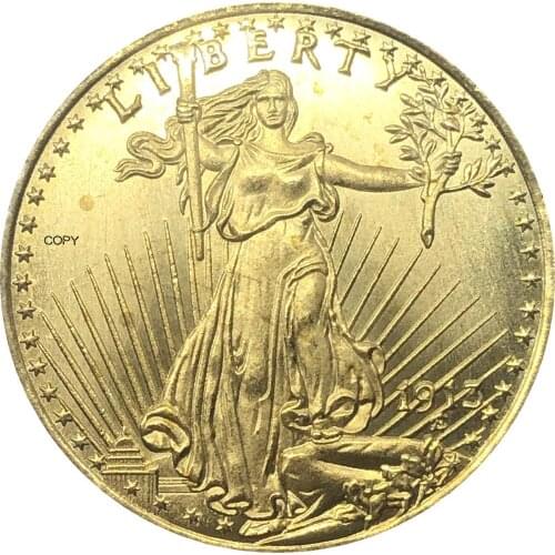 United States Liberty 1913 1913 D 1913 S Twenty 20 Dollars Saint Gaudens Double Eagle With Motto In God We Trust Gold Copy Coin