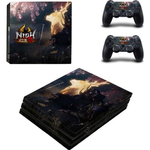 Nioh Style PS4 Pro Skin Sticker for Sony Playstation 4 Pro Console & 2 Controllers Decal Vinyl Protective Skins Style 10