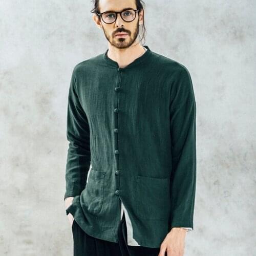 Traditional chinese clothing long sleeve chinese traditional men clothing shanghai tang chinese traditional men clothing TA148