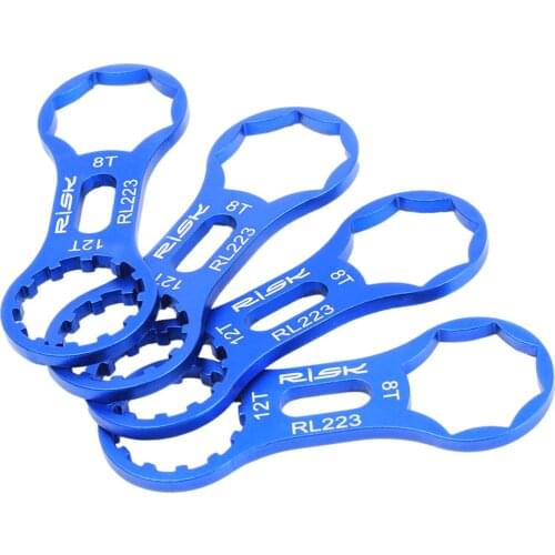 Bicycle Front Fork Wrench Aluminum Alloy Bicycle Front Fork Repair Tool For RSTs Suntour XCR/XCT/XCM MTB Bike Front Fork Cap
