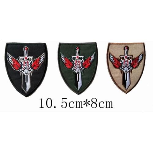 Military Tactical Army Patch Embroidered Patches Iron on Patches for Clothes stickers sew on applique fabric 2018 new DIY 2pcs