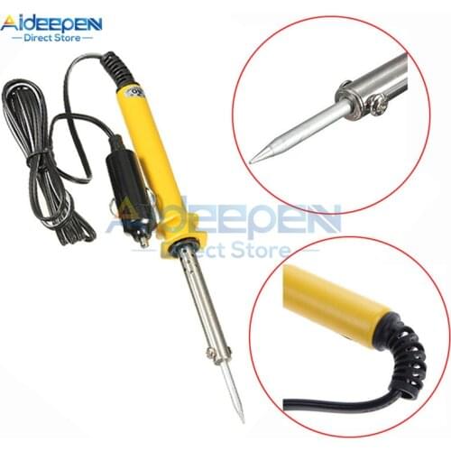 12V DC 30W car automatic crocodile battery clip power electric soldering iron welding pen welding pen handle pen