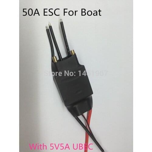 2pcs/lot 50A Boat Water Cooling ESC (Electronic Speed Controller) For RC Boat