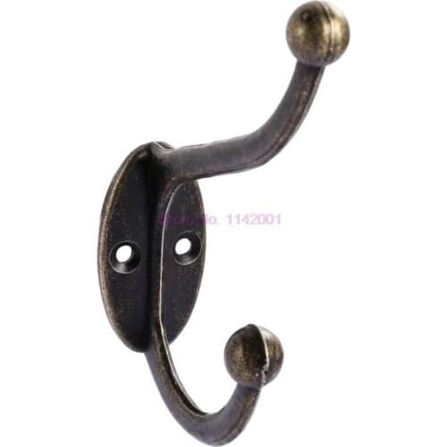 200pcs Hook Hanger Metal Wall Hanging Hook Vintage Hook Rustic Key Coat Bag Hat Hanger Rustic Robe Cloth Hook for Bathroom
