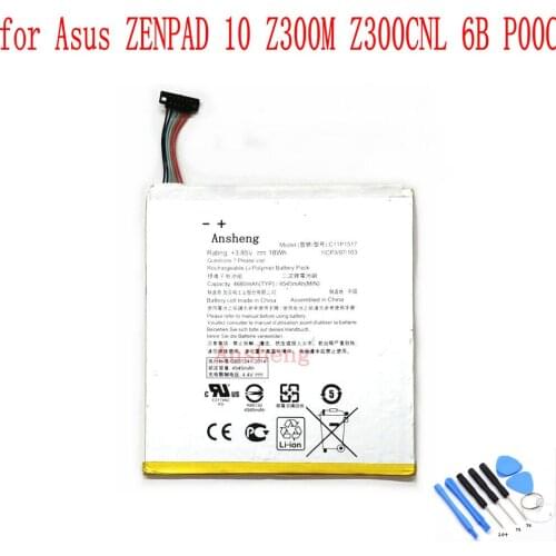 Ansheng Original C11P1517 4680mAh battery For Asus ZENPAD 10 Z300M Z300CNL 6B P00C Tablet PC battery