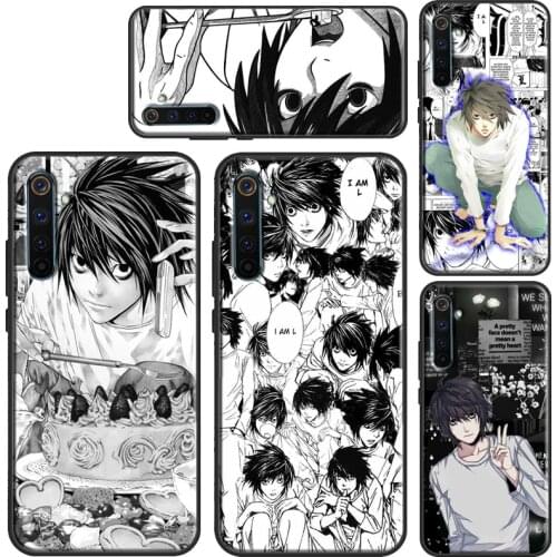 DEATH NOTE L Lawliet Case For OnePlus 8T 9R Nord 7 8 9 Pro Coque For Realme 8 Pro Q3 6 7 C3 C11 C21 C15 GT Neo