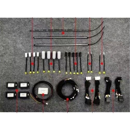 10/30 Colors 2015-2021 Decorative Atmosphere Lamp illuminated Door strip Button Control Neon Ambient Light For Volkswagen Golf 7