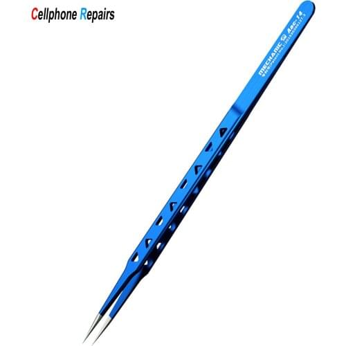 MECHANIC Heat-dissipating Tweezers lengthened Thickened High Hardness Forceps for Repairing Mobile Phone PCB IC Tweezer Tools