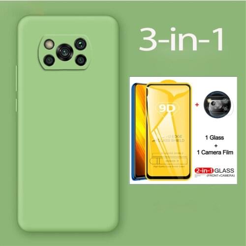 Poco x 3 nfc case for poco-x3 nfc xiaomi poco f3 soft liquid tpu phone cases pocophone x3 pro cover poco f3 mi poco x3 case