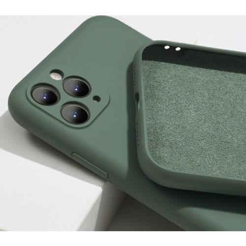 Fully cover camera phone case For iphone 11 case 11 Pro Max Silicone cover For iphone X XR XS MAX iPhone 8 7 Plus 6S 6 SE 2020