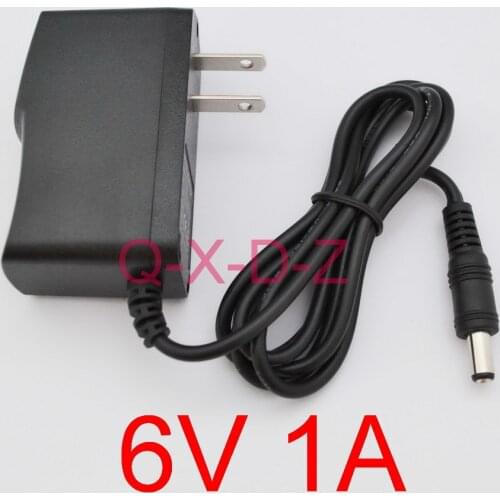 1PCS High quality AC 100V-240V Converter Switching power adapter DC 6V 1A 1000mA Supply US Plug DC 5.5mm x 2.1mm