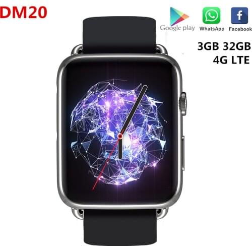 DM20 4G LTE Smart Watch Support SIM card 3GB RAM 32GB ROM 1.88inch IPS Screen GPS Wifi 780mAh Li-Battery MT6739 Smartwatch