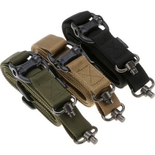 Outdoor Hunting Tactical AR15 MS4 Sling Strap Quick Detach QD Swivel Dual 2 Points Shooting Accessories