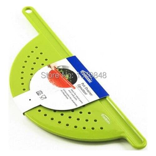 Fun shape pot drainer Pot Pan Strainer Liquid Drainer Plastic Kitchen Colander Vegetable Pasta