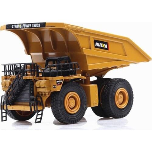 1/40 Scale Alloy mining transport Truck Diecast Metal Car Excavator Dump Truck Toys Model Engineering Truck For Kids Collection
