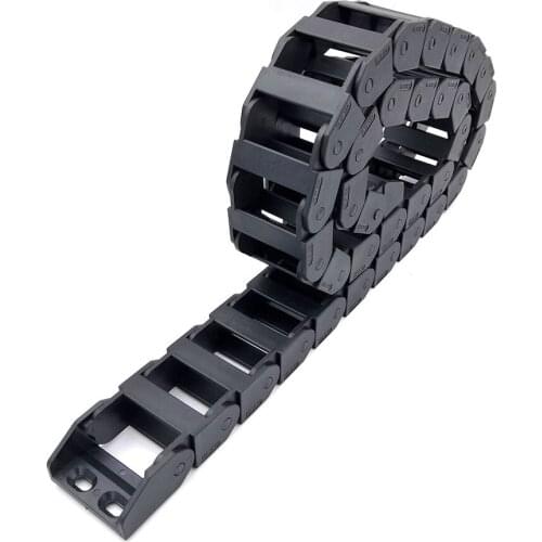 1 Meter 18x37mm Drag Chain Wire Carrier Cable Bridge Type No-Opening For CNC Router Machine Tools Transmission Free Shipping