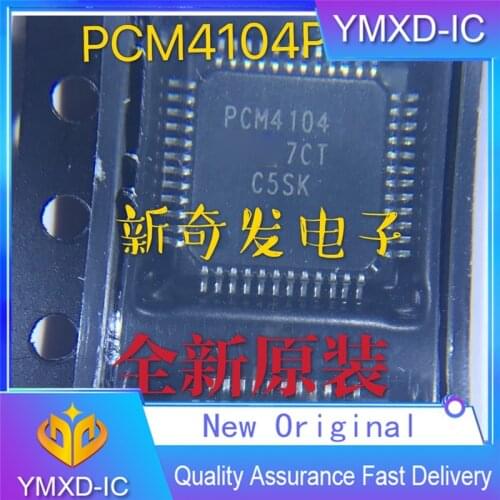 1Pcs/Lot New Original Dual Pcm4104 Tqfp48 ADCs/DAC Dedicated Audio Converter Digital-to-Analog Conversion