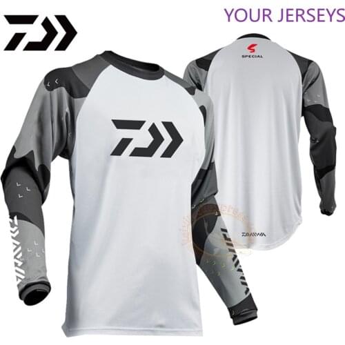 2021 Fishing Jersey Shirt Cycling Clothing Breathable Sunscreen Quick Drying UPF 50+ Long Sleeve s DAIWA Pesca Camiseta