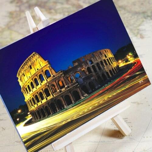 6Pcs/Set "Charming City Series - Rome" Urban landscape Postcard /Greeting Card/Birthday Card/Christmas gifts