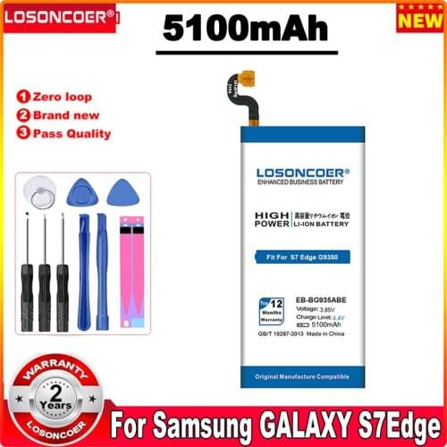 5100mAh EB-BG935ABE For Samsung Galaxy S7 Edge Battery G9350 G935 G935F G935A G935FD G935P G935W8 G935V G935T G935R4 in stock