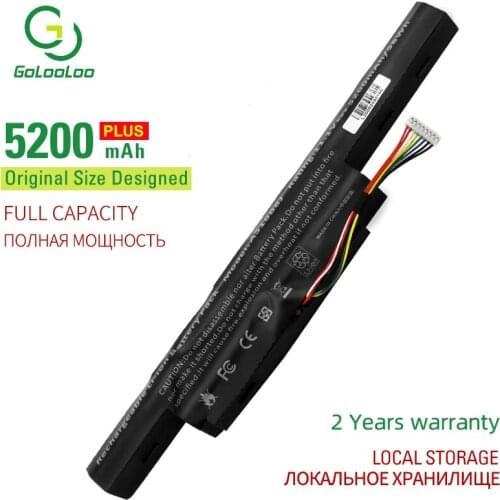 Golooloo 5200mAh 11.1v AS16B5J AS16B8J New Laptop Battery for Acer Aspire E5-575G-53VG 3ICR19/66-2 Free 2 Years Warranty