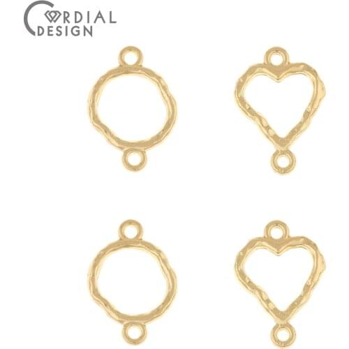 Cordial Design 100Pcs 12*17MM Jewelry Accessories/Geometry Shape/Connector/DIY Making/Hand Made/Jewelry Findings Components