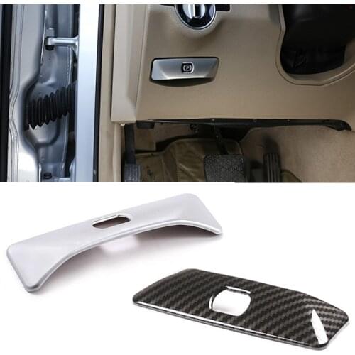 ABS for Mercedes Benz E class W212 C Class W204 GLK Car P button foot brake release switch decoration Stickers