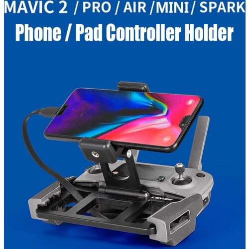Remote Controller Holder Bracket Phone Pad Mount Metal Holders 3.5 to 9.7 inch For DJI Mavic 2 Mini Pro Spark Air Acceeories