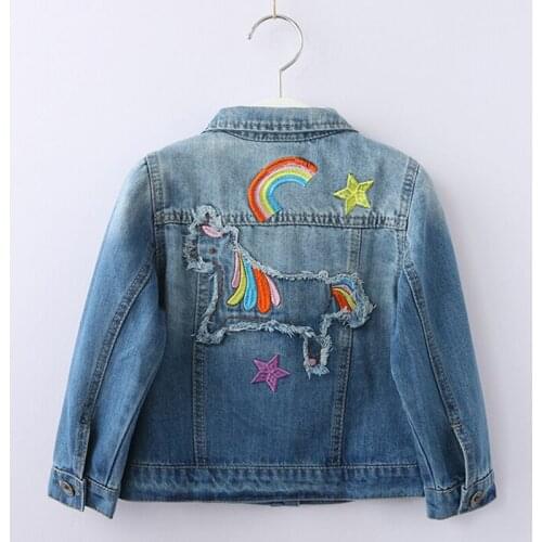 DUO SLYCHIMPANZEE Denim Jackets For Girls