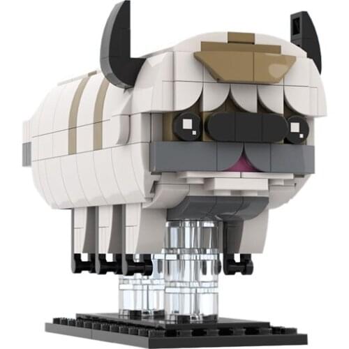 LEQUMOC TV Show The Last Airbender Appa Figure 295PCS MOC Model Building Blocks Toys for Children DIY Toy Kids Gifts