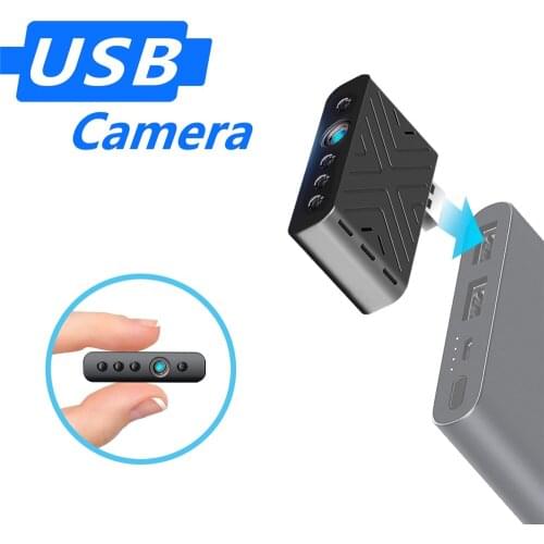 HD Mini USB Camera Real-time Surveillance WIFI DV IP Camera AI Motion Detection Loop Recording Remote View Video Audio Recorder
