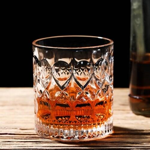 2pcs Whiskey Wine Glass Crystal Beer Glass Wine Cup Bar Hotel Drinkware Brand Vaso Copos beer steins Wedding Gift