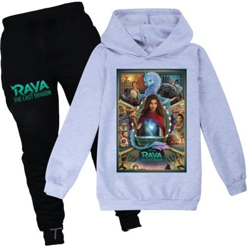 Raya and The Last Dragon Hoodies Children Sweatshirts Fashion Kids Hooded T Shirt Toddler Girls Clothes Boys Hoodie Sportswear