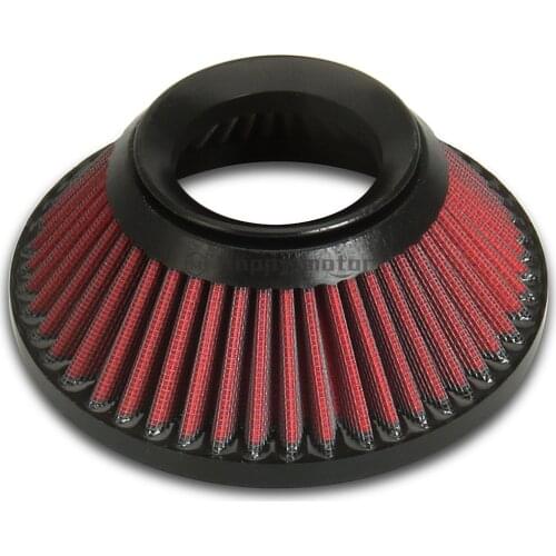 Red Air filter Element for harley air cleaner intakes touring dyna softail sportster XL（ Red color )