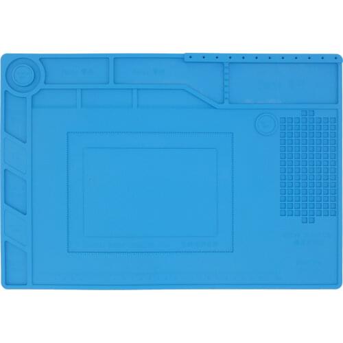 S-150 Magnetic Silicone Pad Soldering Mat Heat Resistant Insulation Work Mat Station Repair Maintenance Platform Desk Mat 20pcs