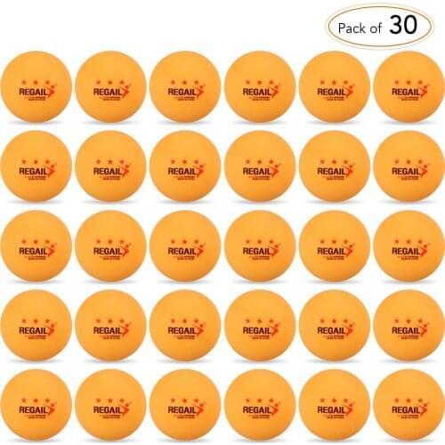 Table Tennis Home Gym Sport 30Pcs 3-Star 40mm Material Table Tennis Ball Ping Pong Balls Table Tennis Training Practice Balls